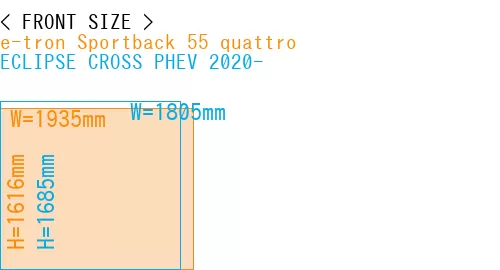 #e-tron Sportback 55 quattro + ECLIPSE CROSS PHEV 2020-